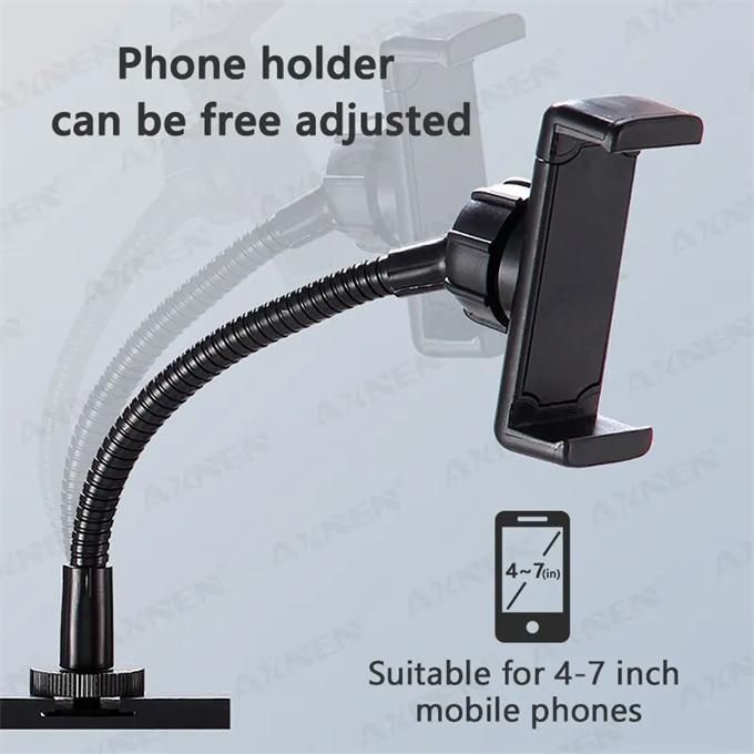 10 Inch LED Ring Selfie Light Dimmable Photography Lighting Kit USB Rechargeable Light with Tripod for Live Video