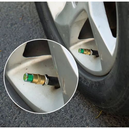 Car Tire Pressure Monitor Valve Caps Cover Warning Device