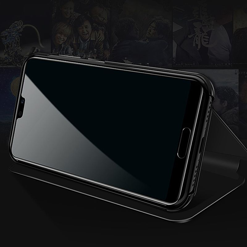 Case 1 XZ Mirror Xperia For For Flip Back Clear Case 5 Luxury Stand Case XZS Leather Xperia5 Xepria View Cover Phone Sony Sony