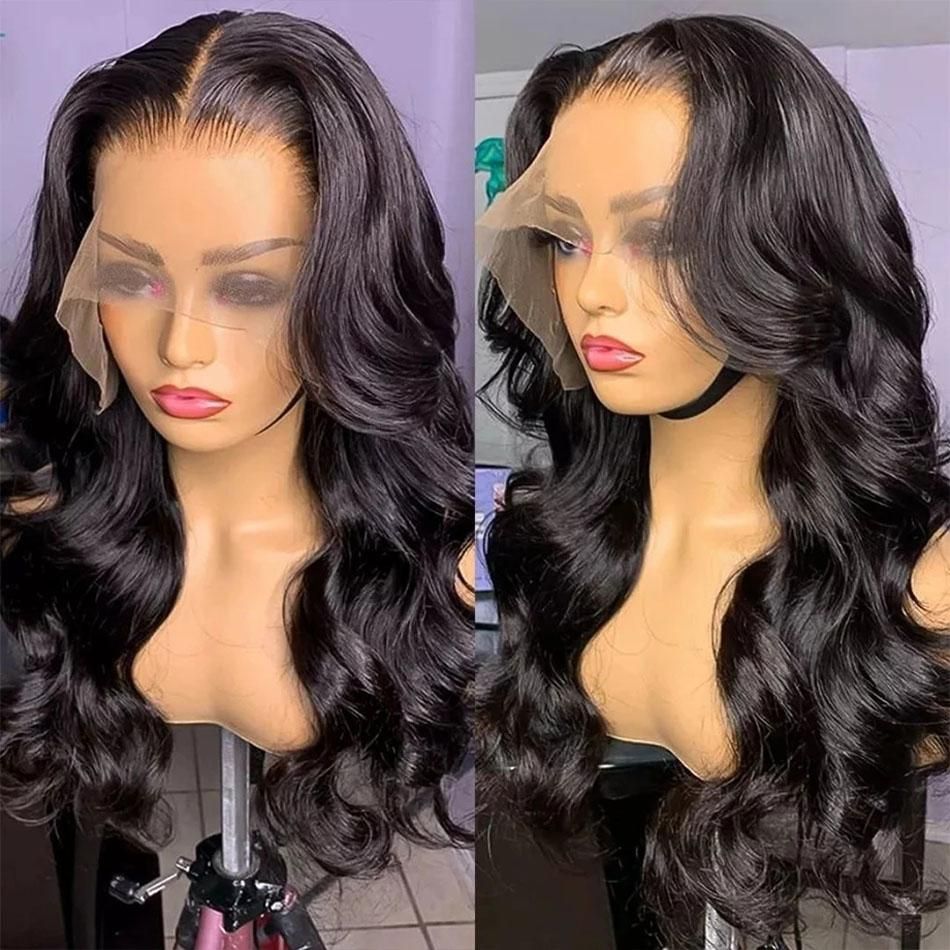 Achieve a Stunning Look with Our Body Wave Full HD Frontal Wig - Featuring a Glueless Closure for Black Women