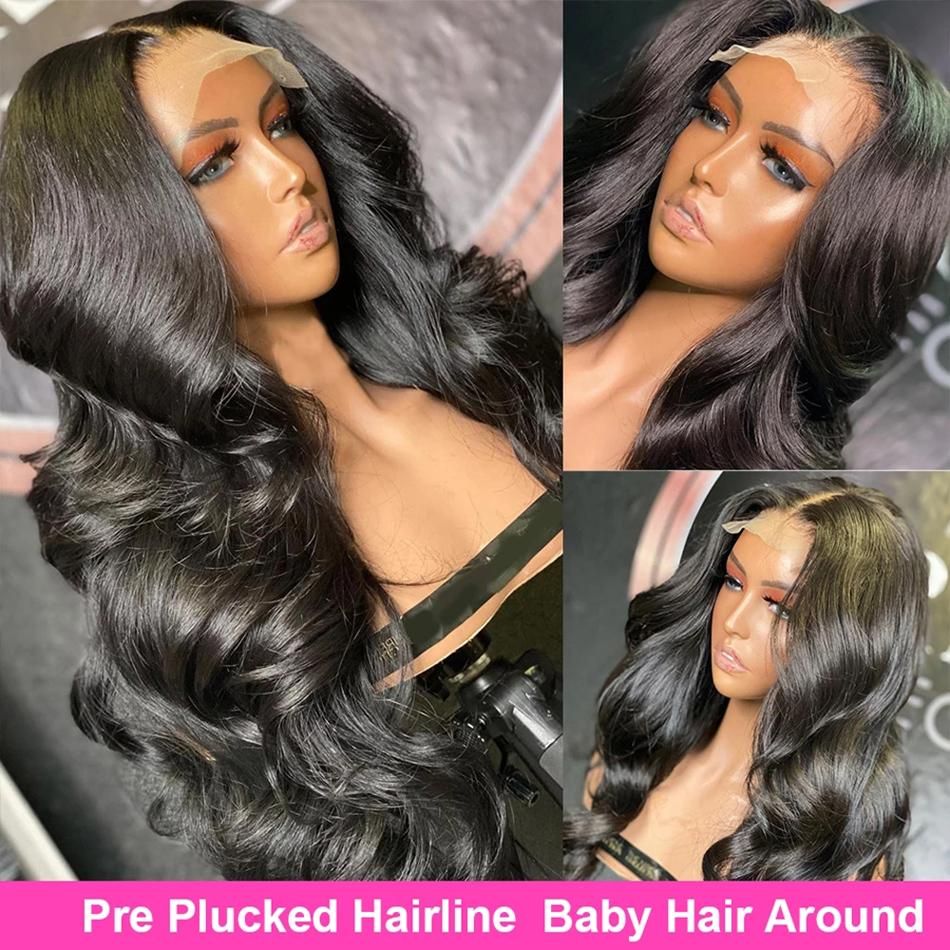 Achieve a Stunning Look with Our Body Wave Full HD Frontal Wig - Featuring a Glueless Closure for Black Women