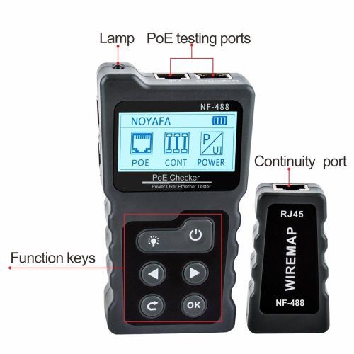 NOYAFA NF-488 Network Cabl Tester CAT5 CAT6 LAN