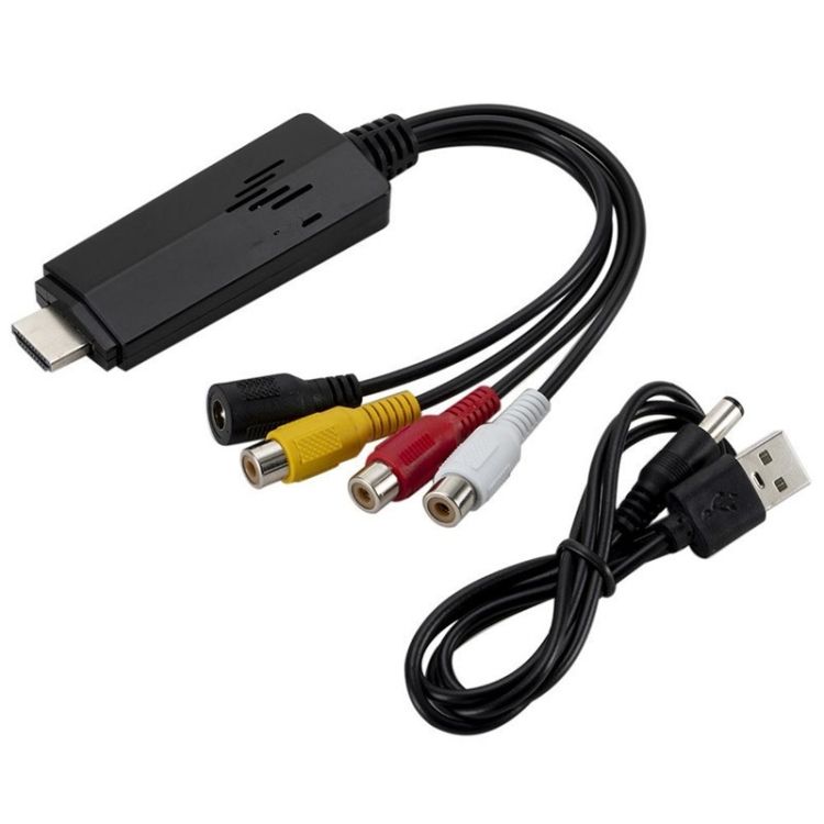 HD To 3 AV CVBS Converter Adapter