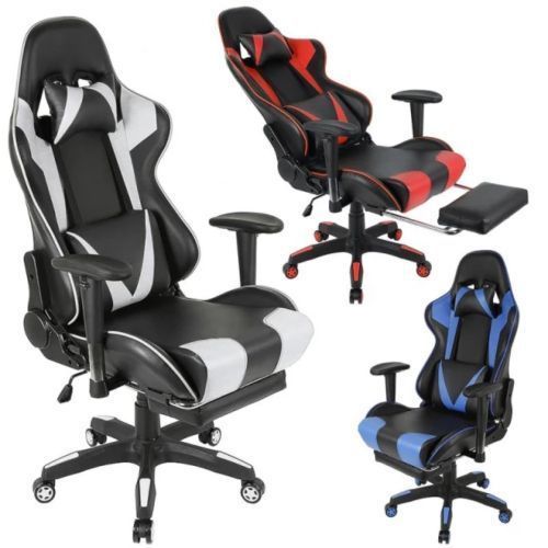 AutoFull Gaming Chair With Ergonomic Lumbar Support