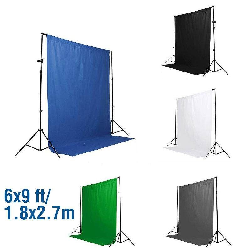 Blue 6 X 9 Ft Photography Screen Muslin Backdrop Photo Studio Background Photography Cotton Background Cloth Blue