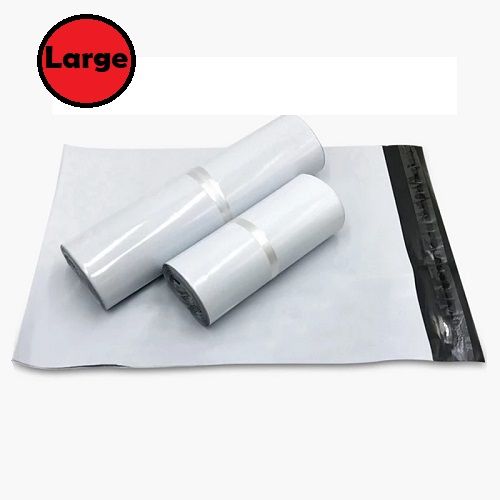 White Self-Seal Adhesive Courier Packaging Bags 50/100pcs  L