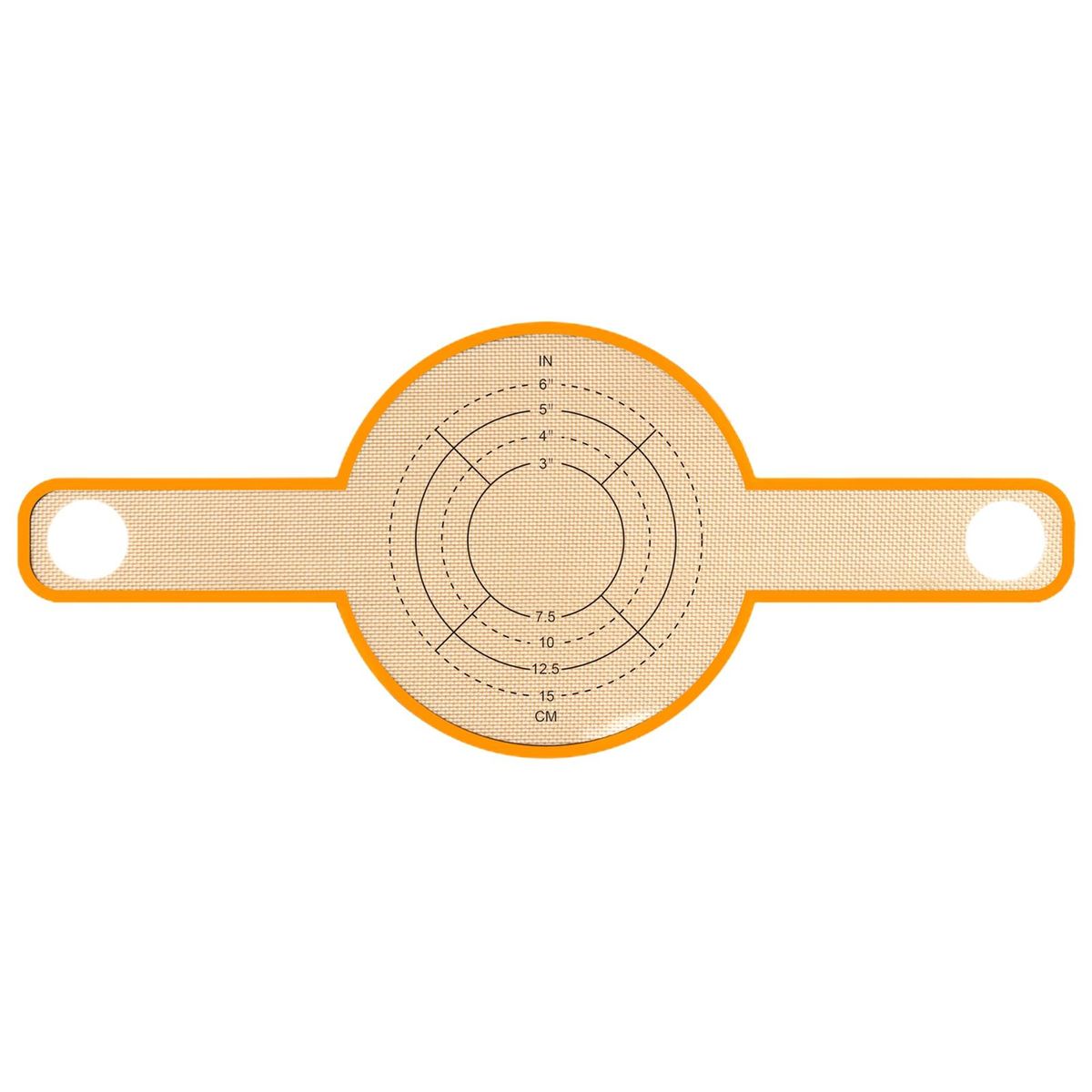 Pastry Baking Mat High Tenacity Dough Baking Mat Orange