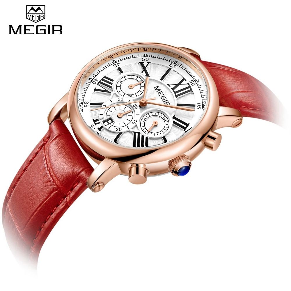 Top Luxury Brand Watch Famous Fashion Dress Cool Women Quartz Watches Waterproof Leather Wristwatch For Female