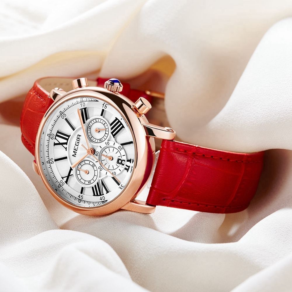 Top Luxury Brand Watch Famous Fashion Dress Cool Women Quartz Watches Waterproof Leather Wristwatch For Female
