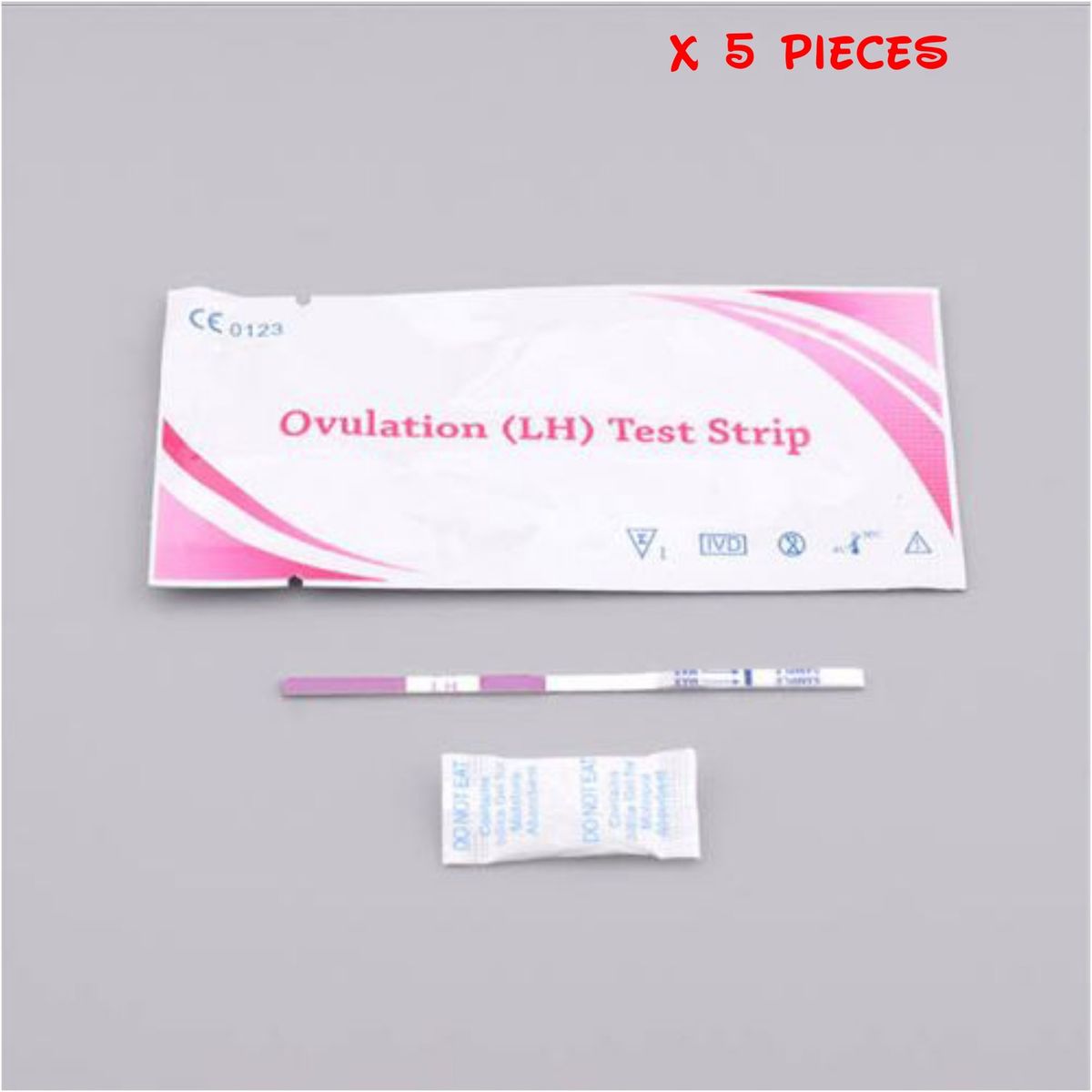 Ovulation Test Strip Kit (Women Accurate Result - Self Use And Proffessional Use ) X5 Pcs