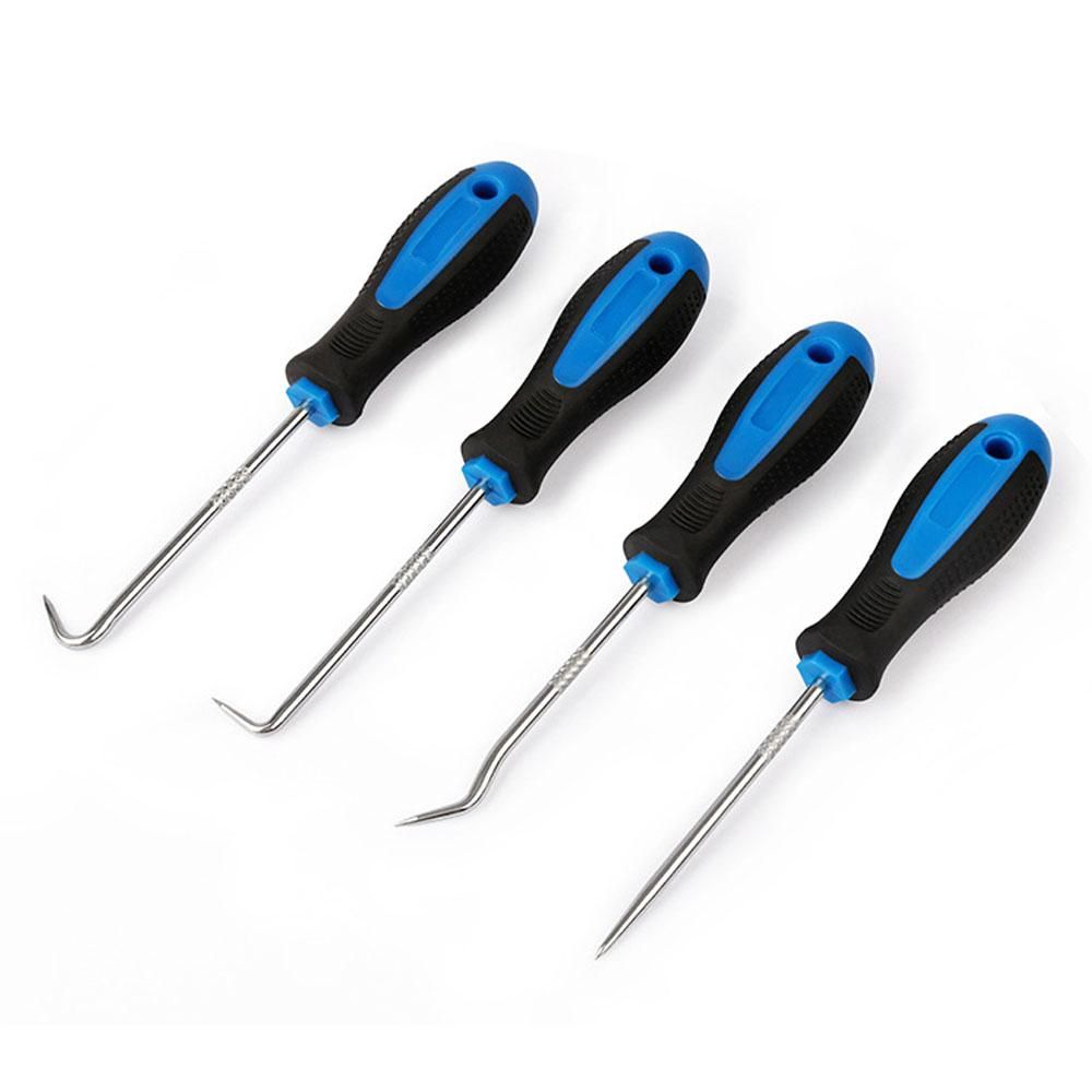 Car Long Pick and Hook Set Gaskets Puller Car Repairing Tools Kit Gaskets Removing Hook Car Oil Seal ORing Seal Disassembly Accessories