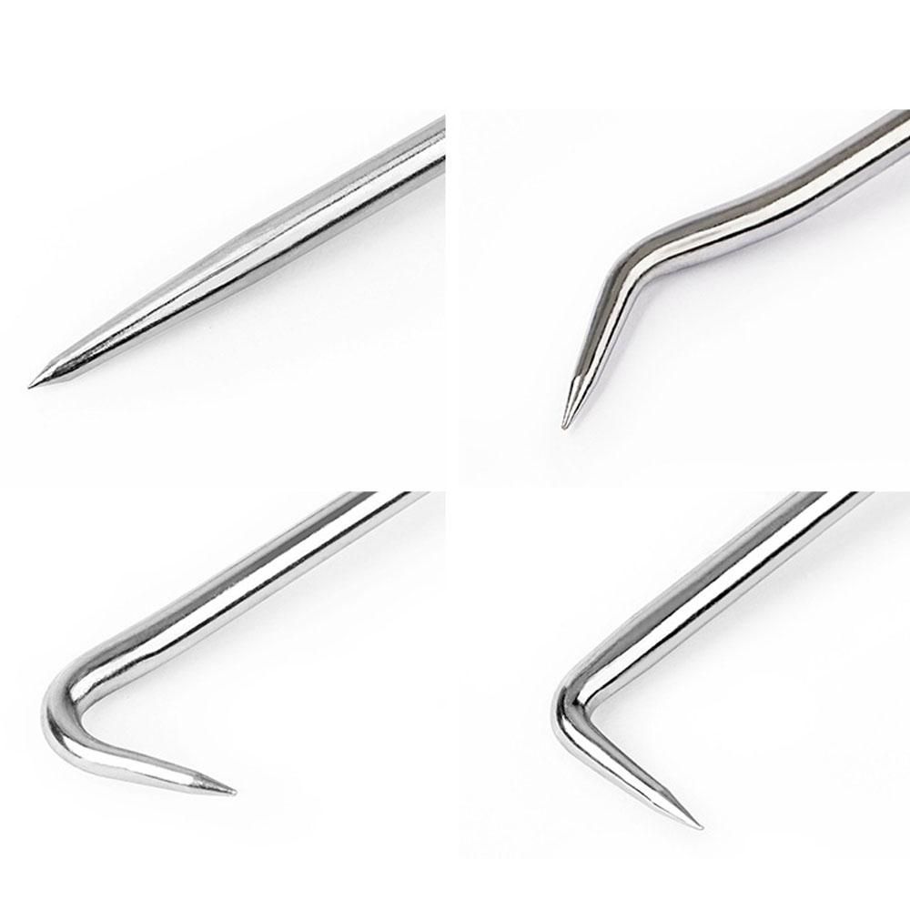 Car Long Pick and Hook Set Gaskets Puller Car Repairing Tools Kit Gaskets Removing Hook Car Oil Seal ORing Seal Disassembly Accessories