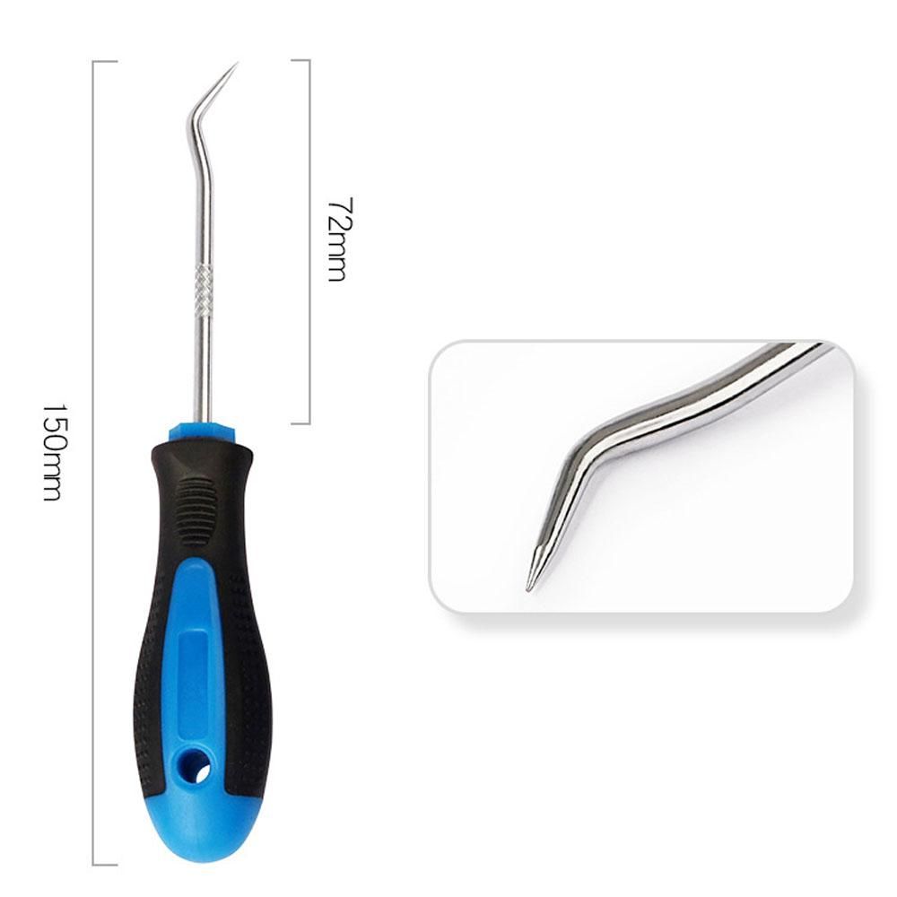 Car Long Pick and Hook Set Gaskets Puller Car Repairing Tools Kit Gaskets Removing Hook Car Oil Seal ORing Seal Disassembly Accessories