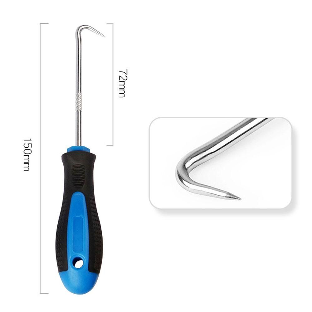 Car Long Pick and Hook Set Gaskets Puller Car Repairing Tools Kit Gaskets Removing Hook Car Oil Seal ORing Seal Disassembly Accessories