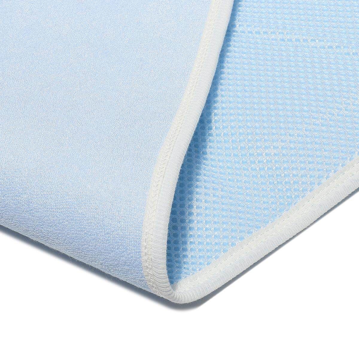 Washable Bed Pads Reusable Mattress Protector Adult Incontinent Pad Waterproof Blue (blue)