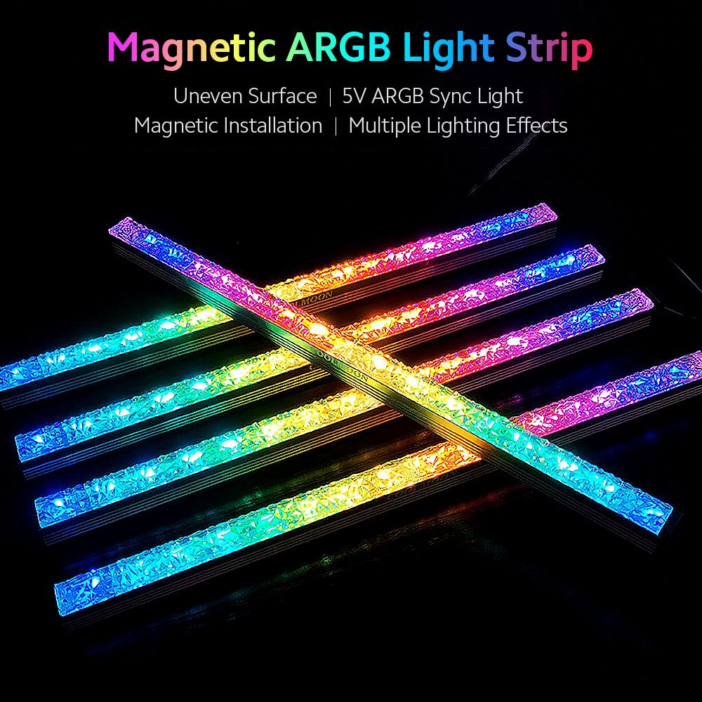 COOLMOON ARGB Diamond-Like LED Strip Magnetic RGB Light Bar