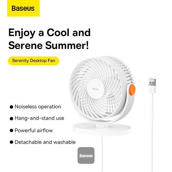 Baseus Serenity Desktop USB Fan