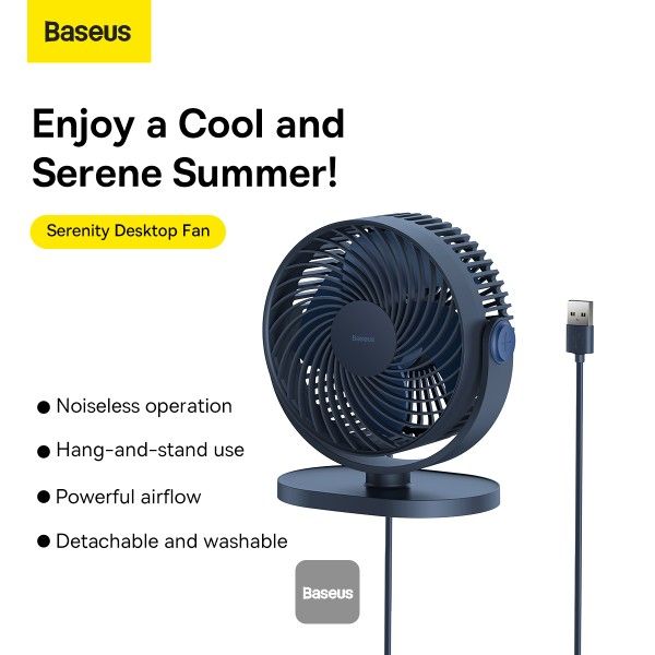 Baseus Serenity Desktop USB Fan