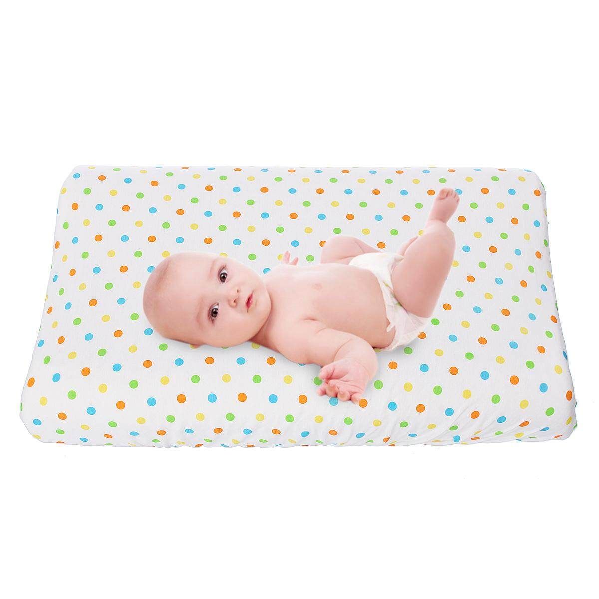 Baby Infant Changing Mat Cover Diaper Nappy Change Pad Waterproof Cotton 80cm Light Yellow