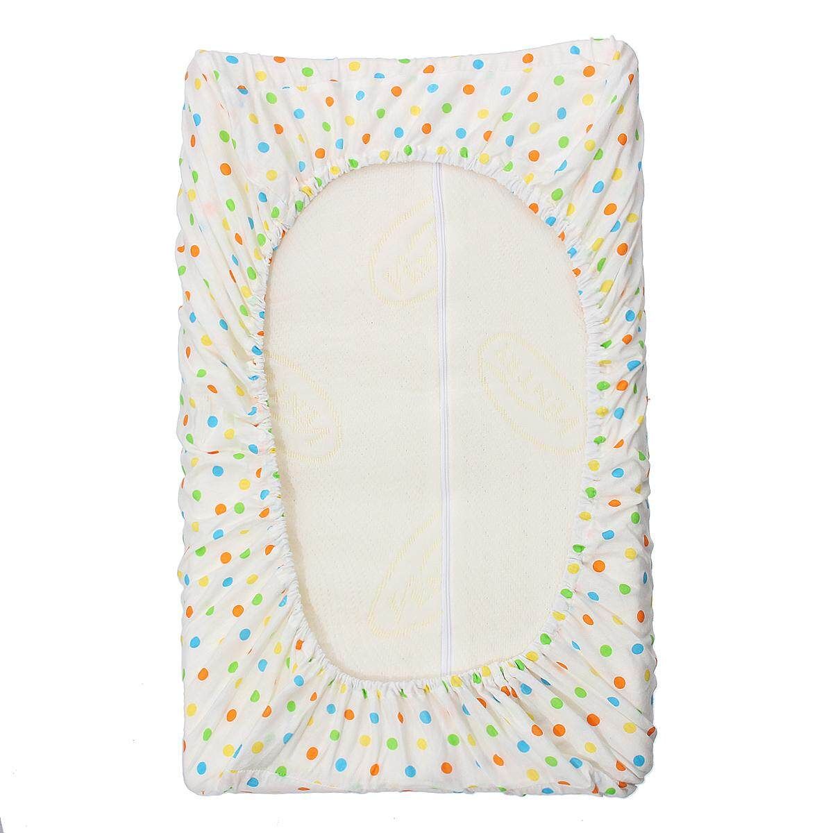 Baby Infant Changing Mat Cover Diaper Nappy Change Pad Waterproof Cotton 80cm Light Yellow