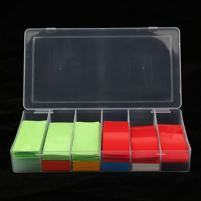 8Colors 280PCS Flat PVC Heat Shrink Tubing Battery Wrap 18500 18650