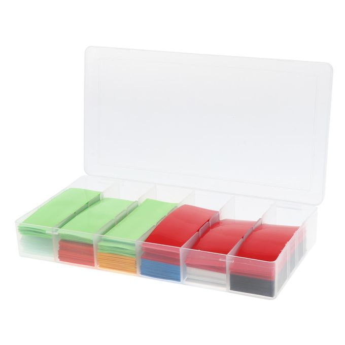 8Colors 280PCS Flat PVC Heat Shrink Tubing Battery Wrap 18500 18650