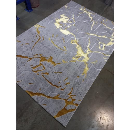 4 By 6ft Retro Pattern Multicolour Center Rug