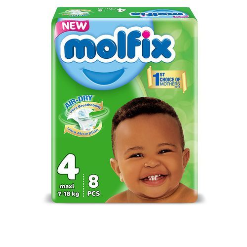 Molfix Size 4 MAXI 8pcs X1 S.PACK