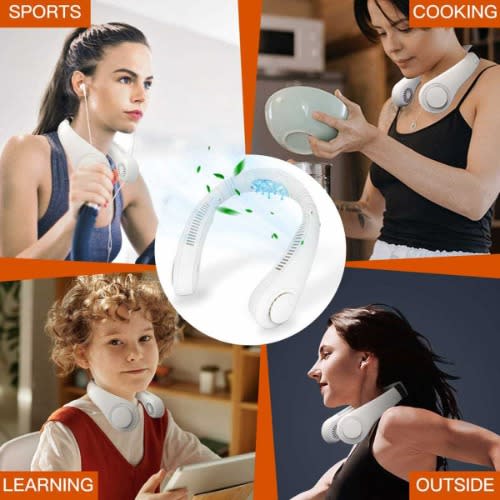 Neck Air Conditioner USB Rechargeable - 4000mAh Wearable Neckband