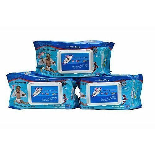 Thick & Fluffy Baby Wipes - 125count X 3