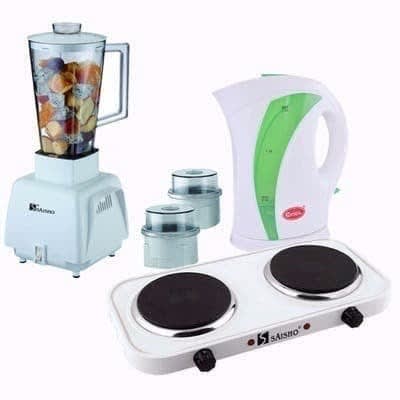 Kitchen Bundle - Blender, Electric Burner & Electric Kettle