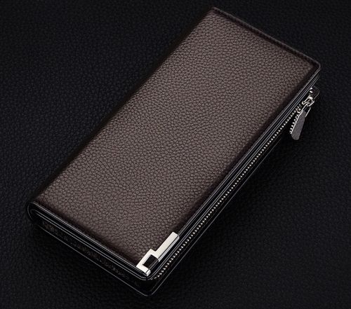 Men Fashion Multi-function Business Leather Wallet
