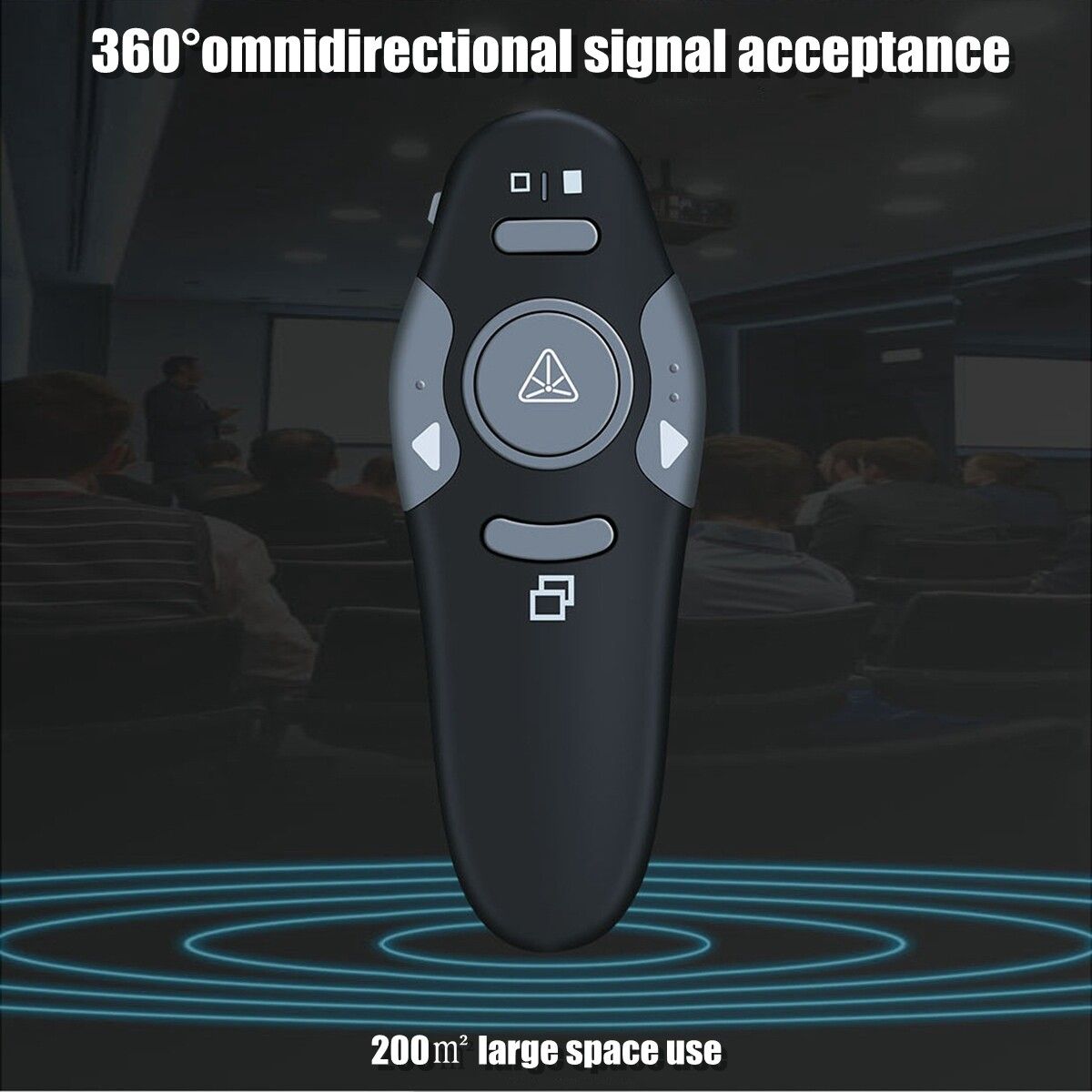 Wireless USB Power2.4GHz PPT Point Presenter Remote Control Laser Point