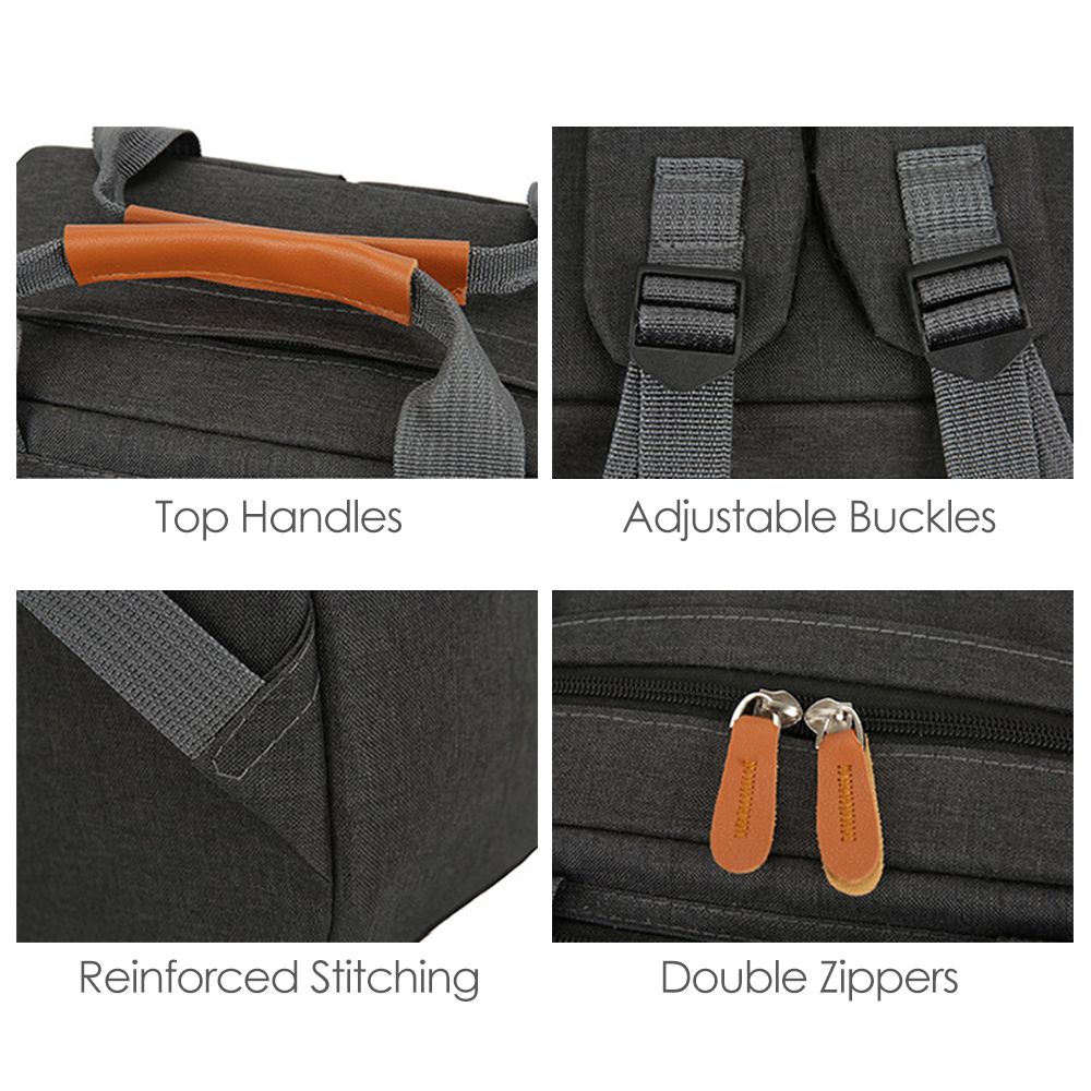 3pcs Backpack Set Laptop Backpack Shoulder Bag Small Pocket