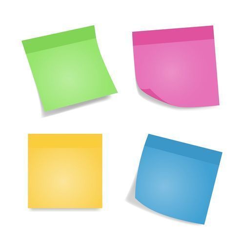 Sticky Notes Post It Note Pads 5 Colours