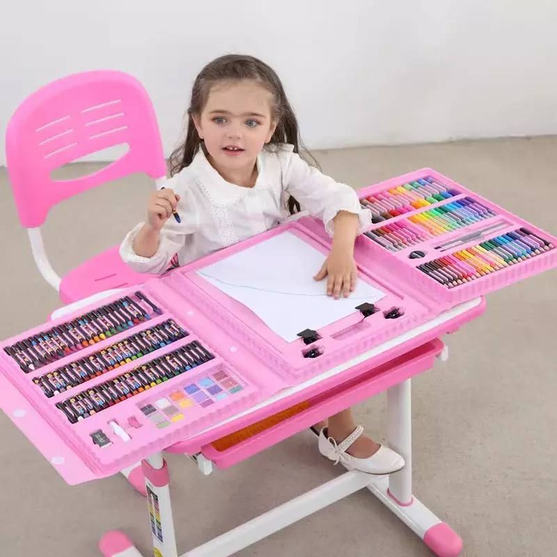 Art Set Gifts Toys Kids Art Supplies Coloring Case Kit Painting & Drawing Sets For Children
