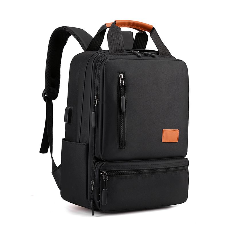 3 Pcs Men's Backpack Laptop Bag Business Student School Bag Crossbody Bag Wallet