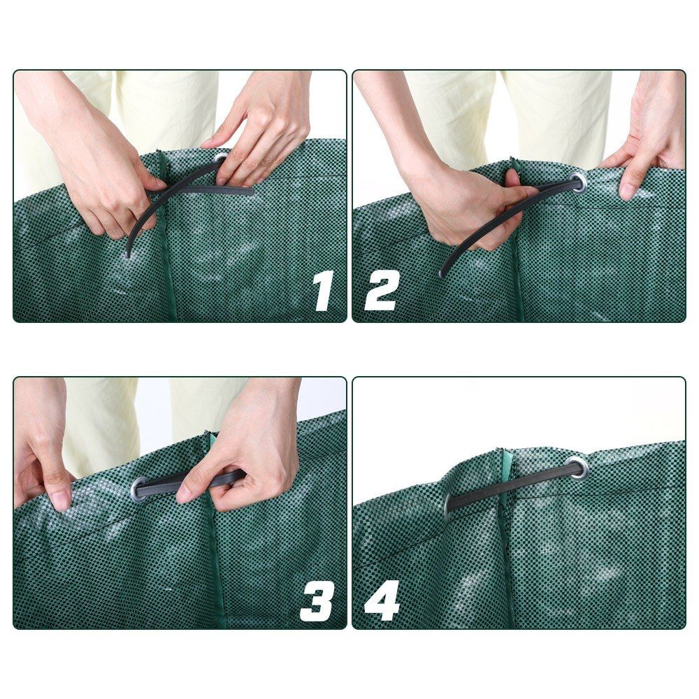 63 Gallons Garden Bag Reusable Gardening Bag Garden Leaf