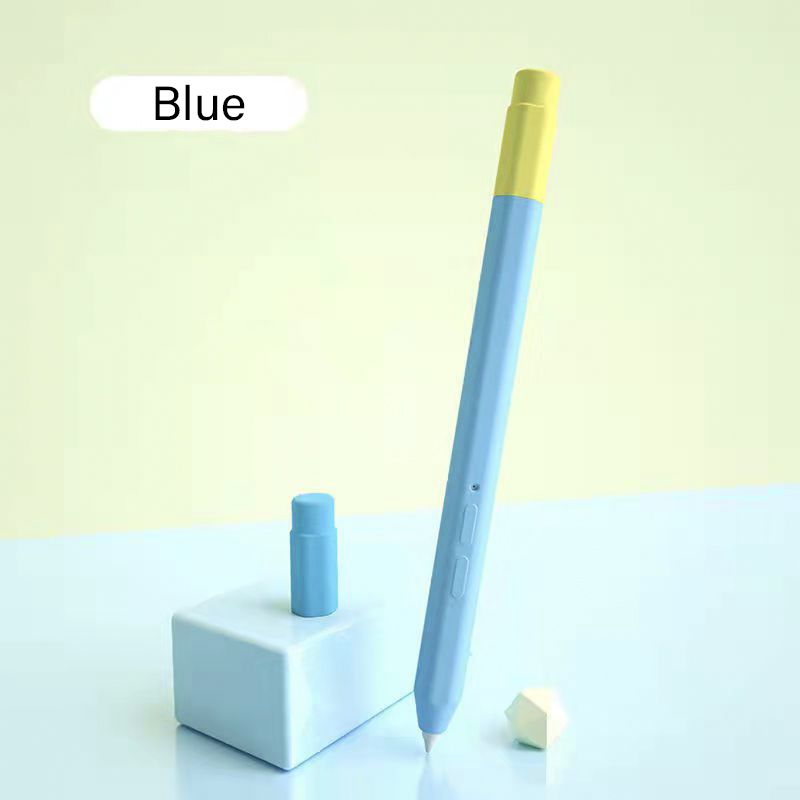 (Blue)For Lenovo Xiaoxin Pad Plus / P11 Plus Initiative Capacitor Pen Silicone Protective Cover For Xiao Xin Pad Pro / P11 Pro 2021 MAA