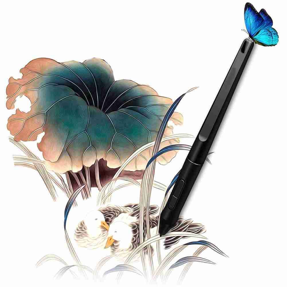 (Black)Battery-free Stylus Pen For HUION KAMVAS Pro 13/Pro 12/Pro 16/ 16/ Kamvas 20 PW507 Digital Board Passive Pen MAA