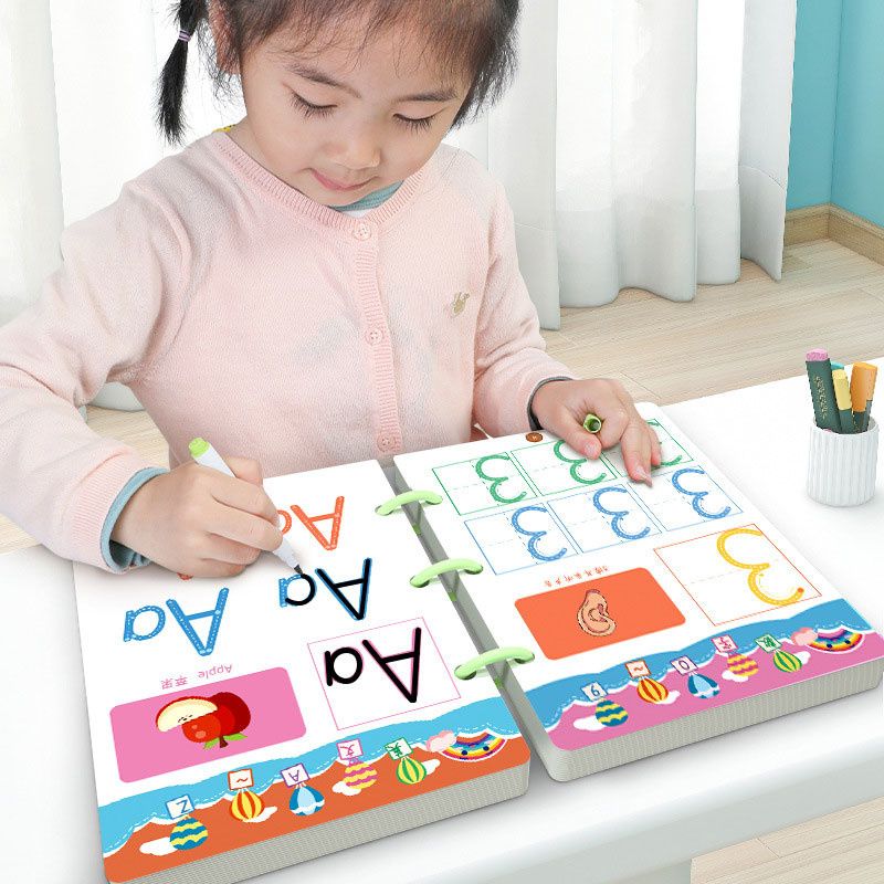 Magical Tracing Workbook For Kids Preschool Educational Toys With Erasable Pen Logical Thinking Education Training Book Toys 36 Pages