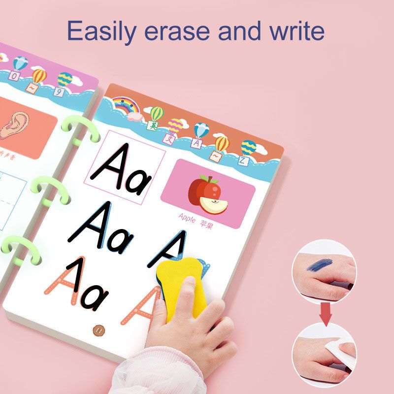 Magical Tracing Workbook For Kids Preschool Educational Toys With Erasable Pen Logical Thinking Education Training Book Toys 36 Pages