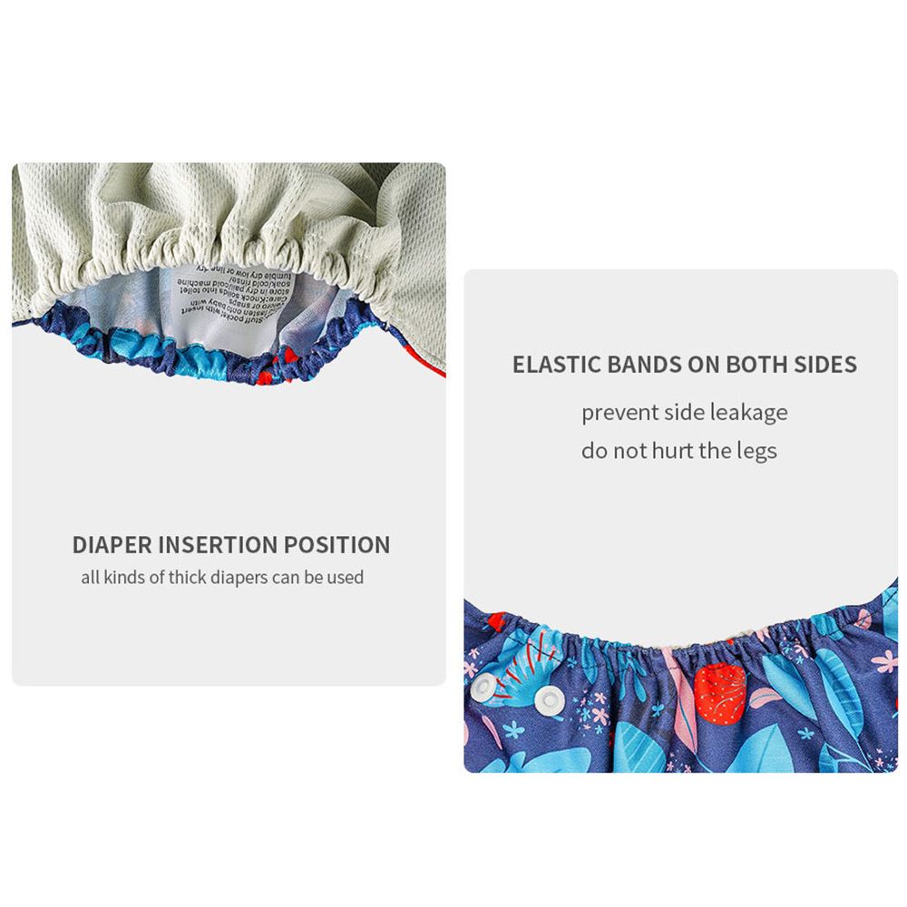 4pcs/pack Baby Cloth Diapers Washable Reusable Pocket Cloth
