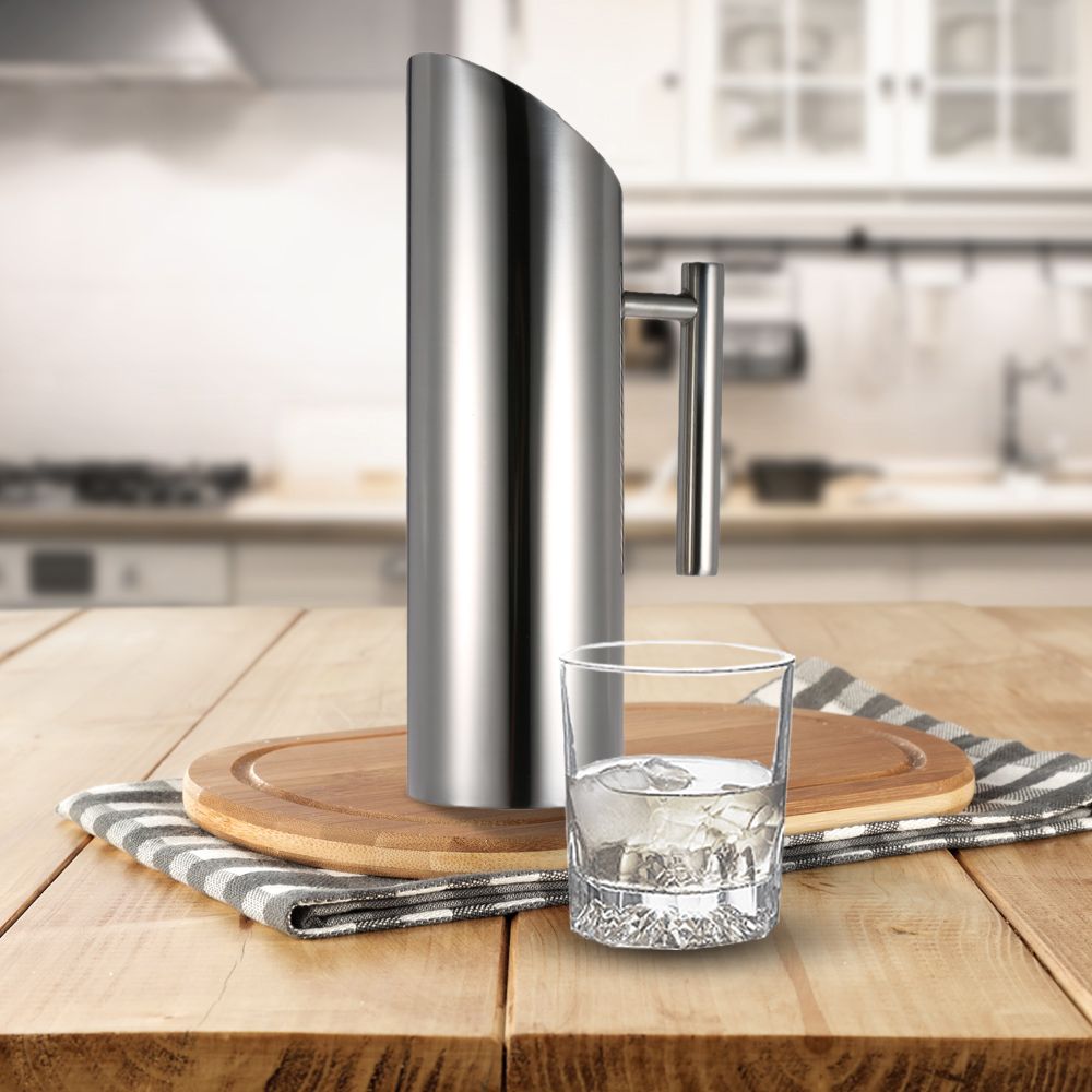 1.5L Large Capacity Stainless Steel Water Pitcher Cold Drink
