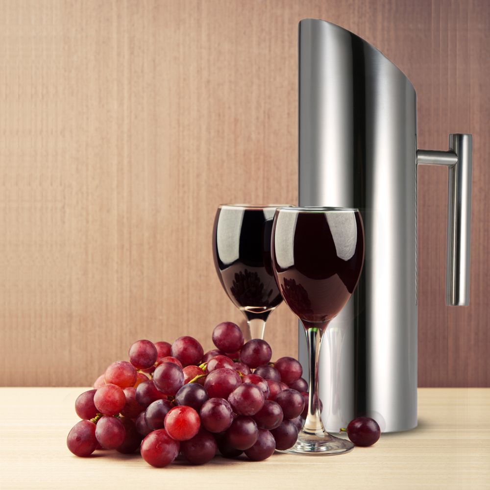 1.5L Large Capacity Stainless Steel Water Pitcher Cold Drink
