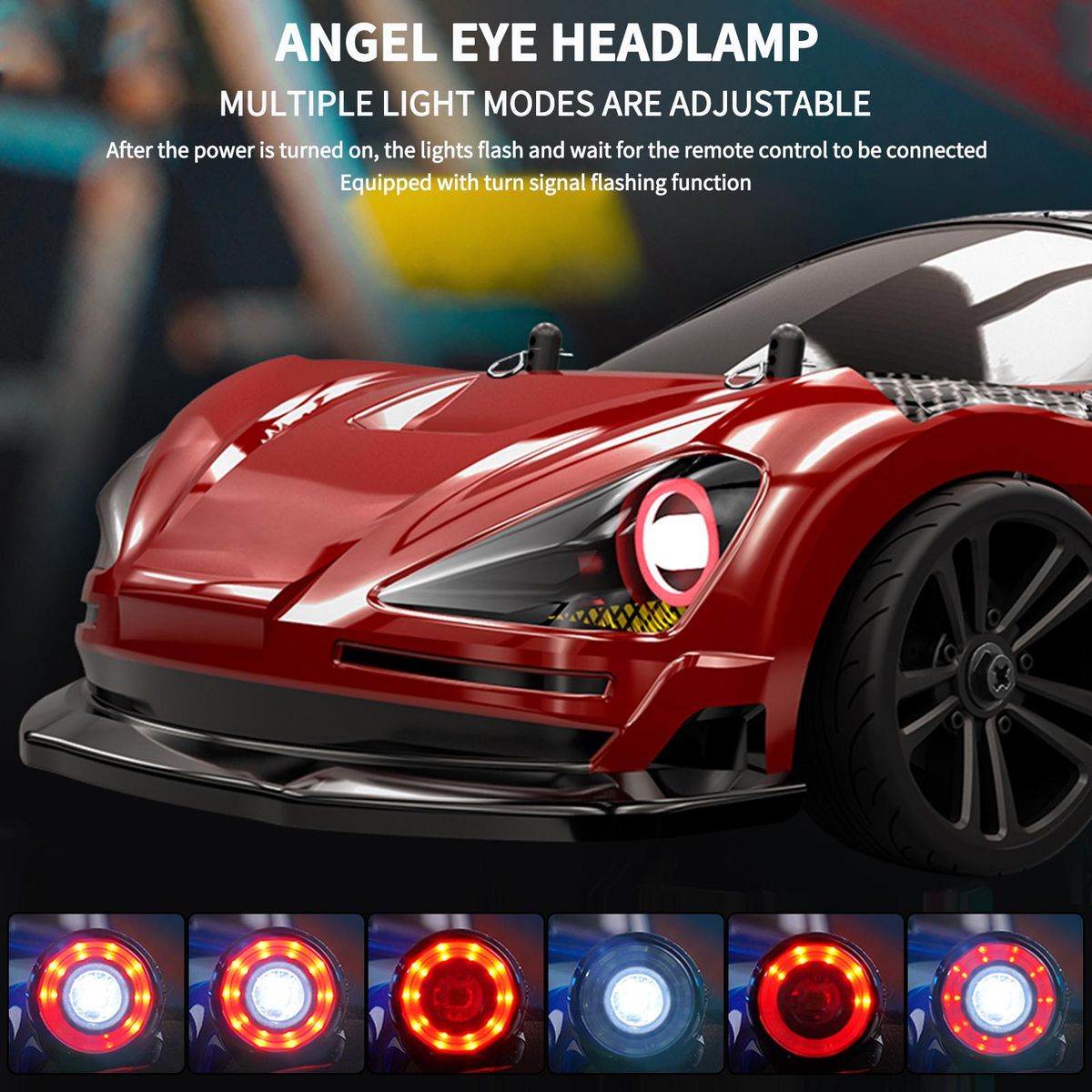 RC Drift Car 1/16 RC Car 2.4GHz 4WD 35km/h RC Race Car High Speed Kids Gift RTR for Kids Boys Girls