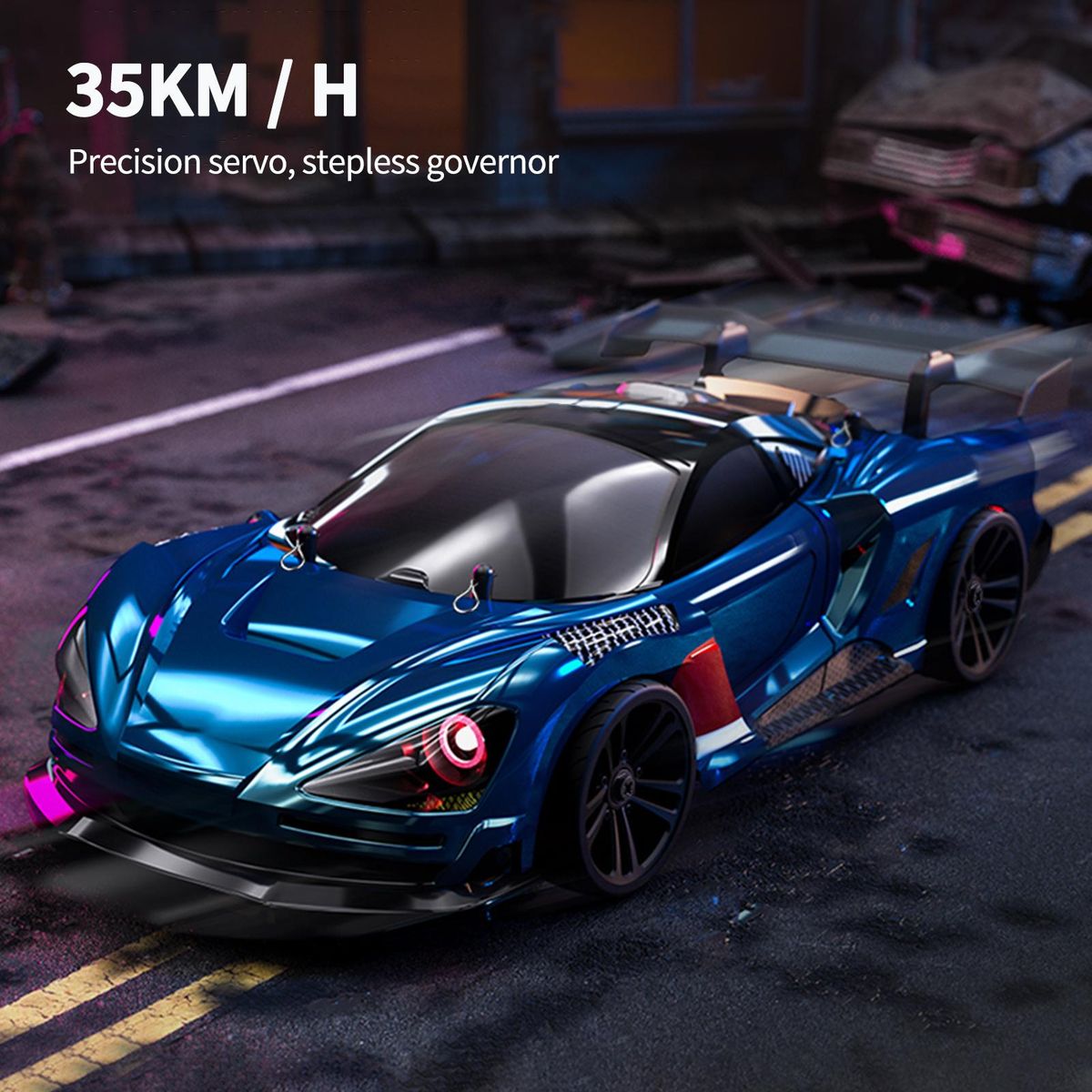 RC Drift Car 1/16 RC Car 2.4GHz 4WD 35km/h RC Race Car High Speed Kids Gift RTR for Kids Boys Girls