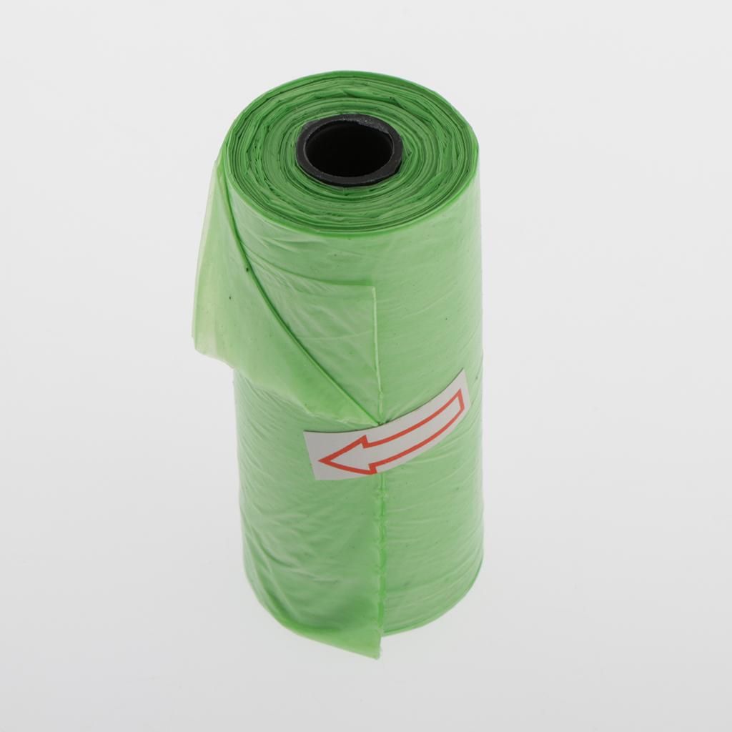 10Pcs Baby Disposable Diaper Nappy Bag Refill Rolls Waste Sacks Green