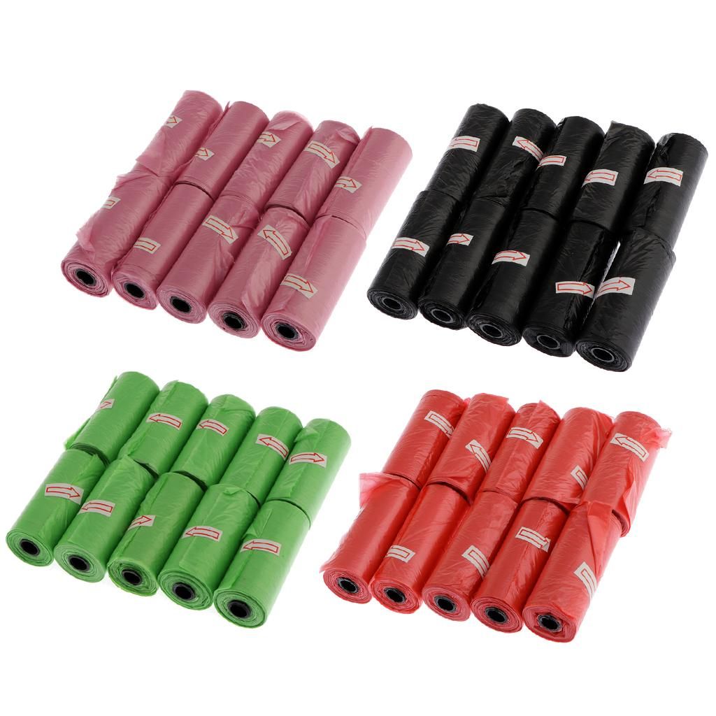 10Pcs Baby Disposable Diaper Nappy Bag Refill Rolls Waste Sacks Green