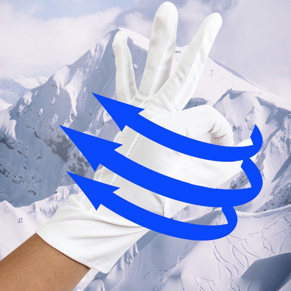 White Cotton Gloves Wash Your Hands And Protect Against Bacteria And Viruses Male Cotton Sleeveless Round Neck Spring Summer Autumn Winter White White
